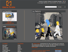 Tablet Screenshot of galerieperahia.com